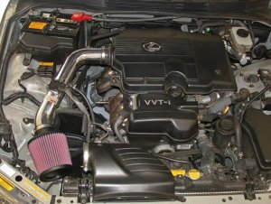 Lexus IS300 Performance Air Intake - K&N Engineering - Typhoon - Polished - `01-`02